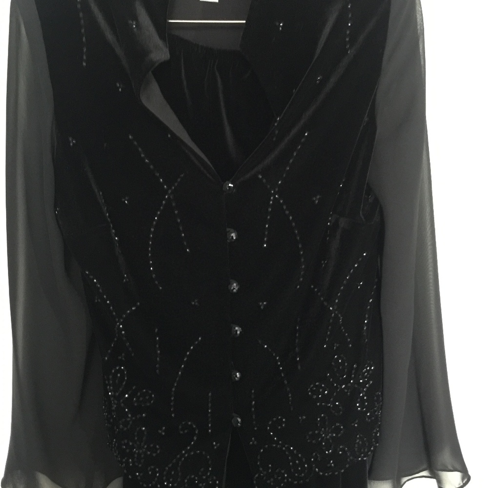 J.R. Nites 2 piece evening gown.